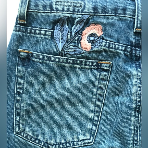 BOBÔ Brazilian brand denim skirt with tiger and flowers embroidered jeans - Picture 8 of 10